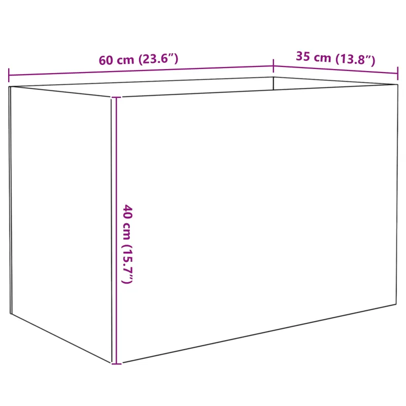 Akvariumas su saugykla Skaidrus 60 x 35 x 40 cm Stiklas