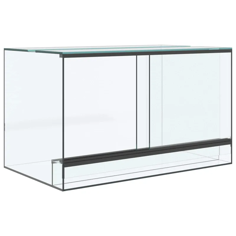 Terariumas su saugykla Skaidrus 50 x 30 x 30 cm Stiklas