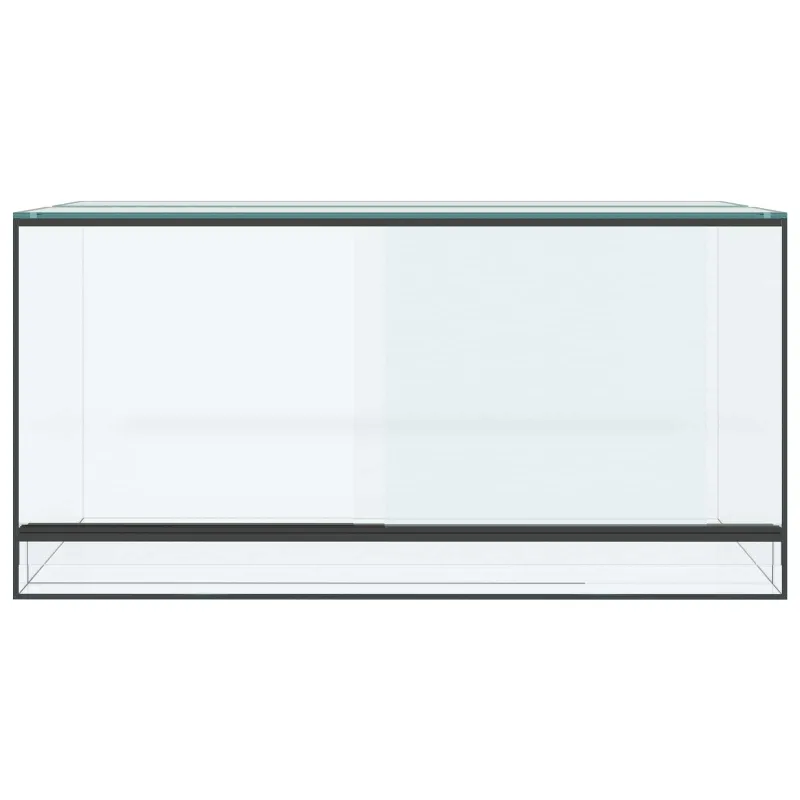 Terariumas su saugykla Skaidrus 80 x 40 x 40 cm Stiklas