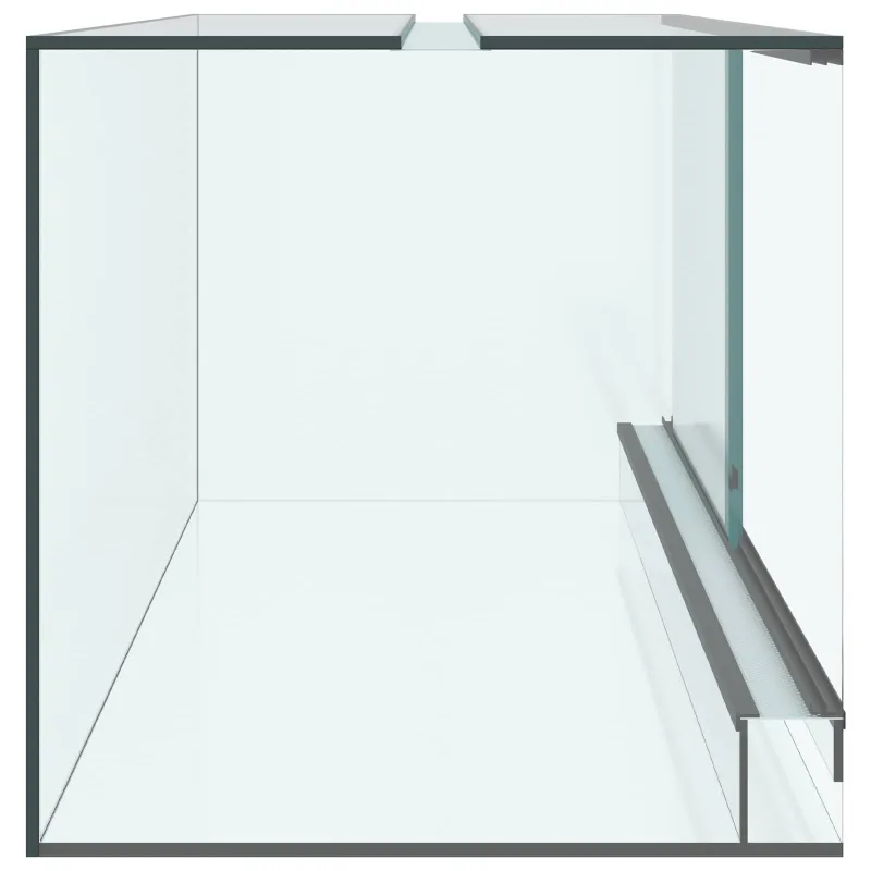 Terariumas su saugykla Skaidrus 80 x 40 x 40 cm Stiklas