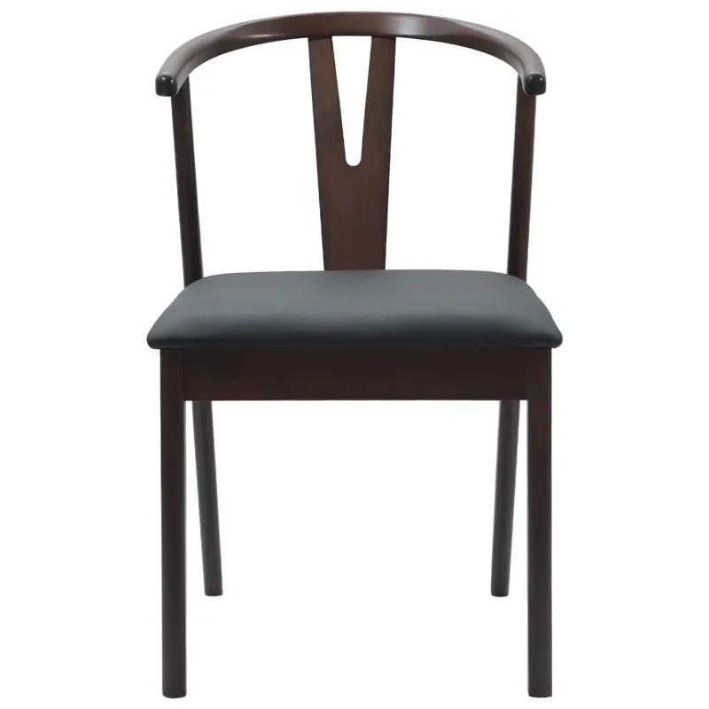 Valgomasis krėslas 2 pcs Šviesiai rudas ir juodas