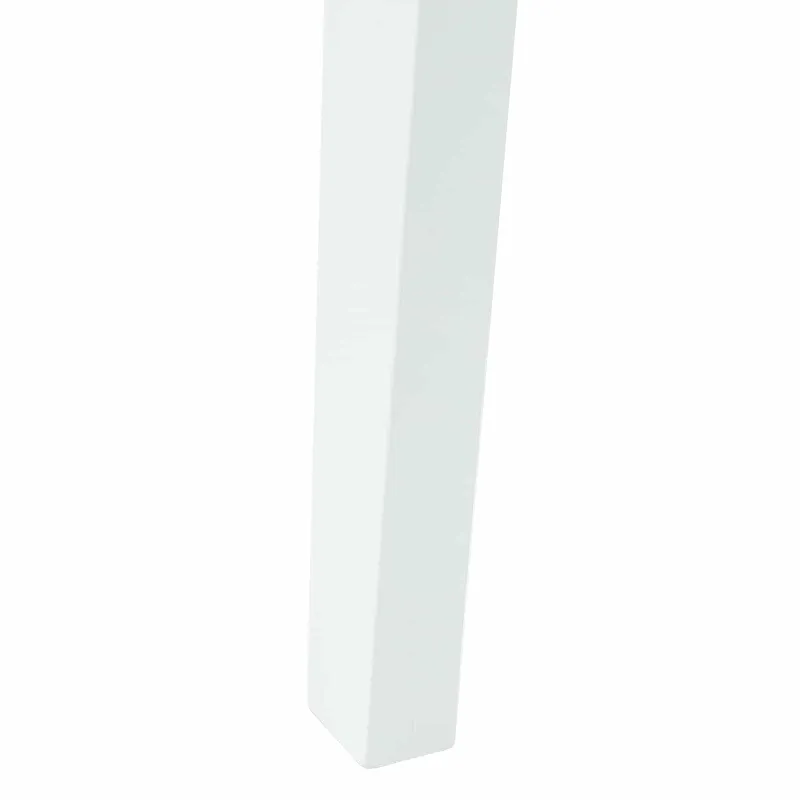 Valgomojo kėdės 2 pcs Balta 42 x 47.5 x 81 cm