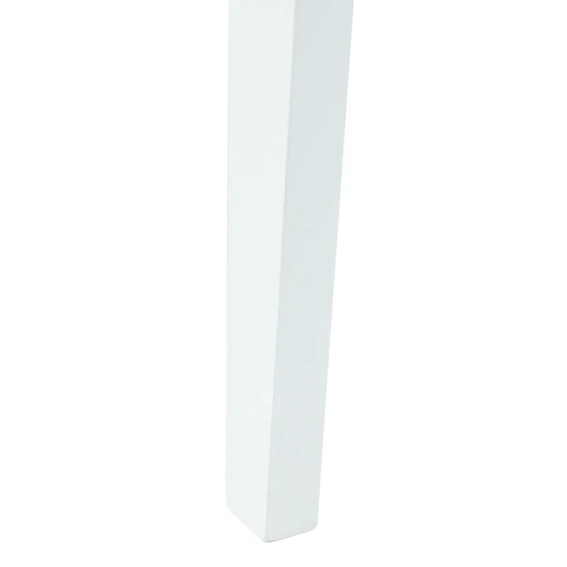 Valgomojo kėdės 2 pcs Balta 42 x 47.5 x 81 cm