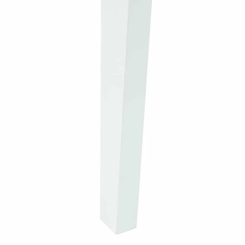 Valgomojo kėdės 2 pcs Balta 42 x 47.5 x 81 cm