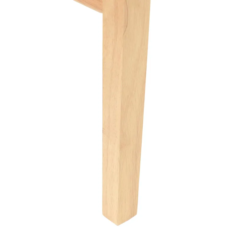 Valgomojo kėdės 2 pcs Natūrali 43 x 54 x 89 cm