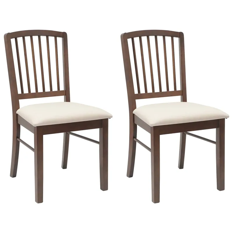 Valgomojo kėdės 2 pcs Šviesiai rudas 50 x 52,5 x 91 cm