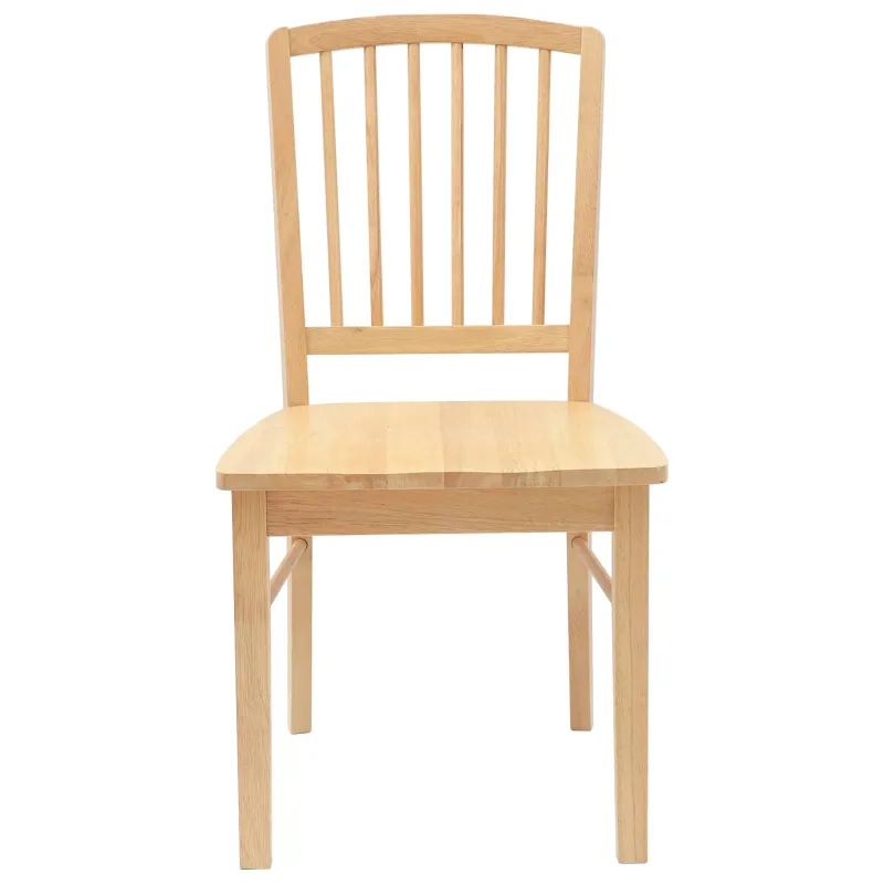 Valgomojo kėdės 2 pcs Natūrali 50 x 52,5 x 91 cm
