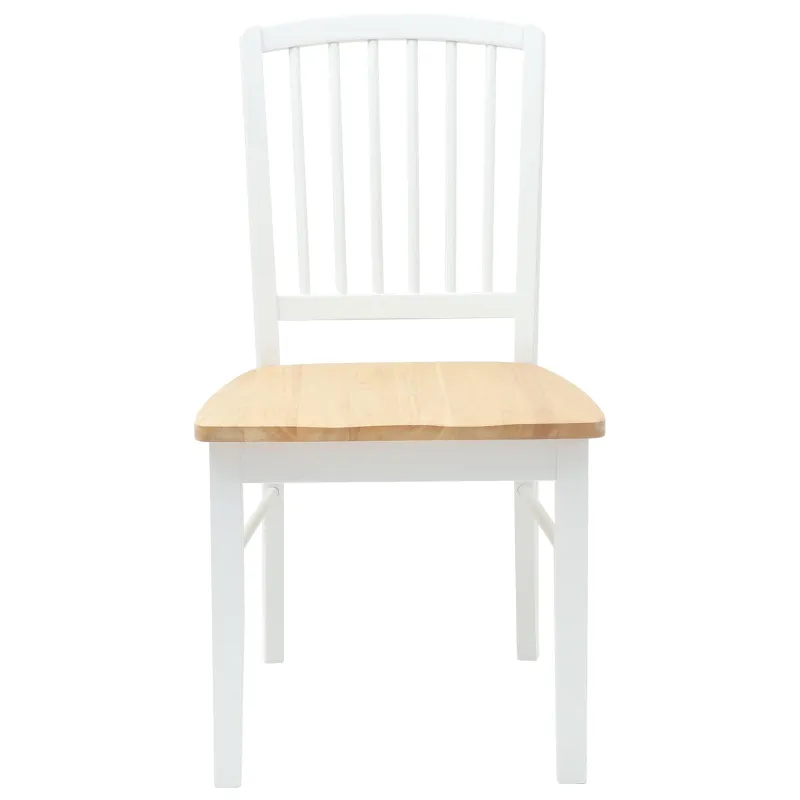 Valgomojo kėdės 2 pcs Balta 50 x 52,5 x 91 cm