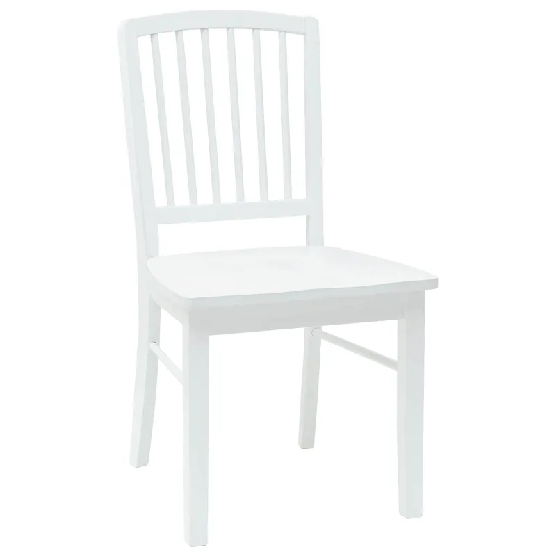Valgomojo kėdės 2 pcs Balta 50 x 52,5 x 91 cm