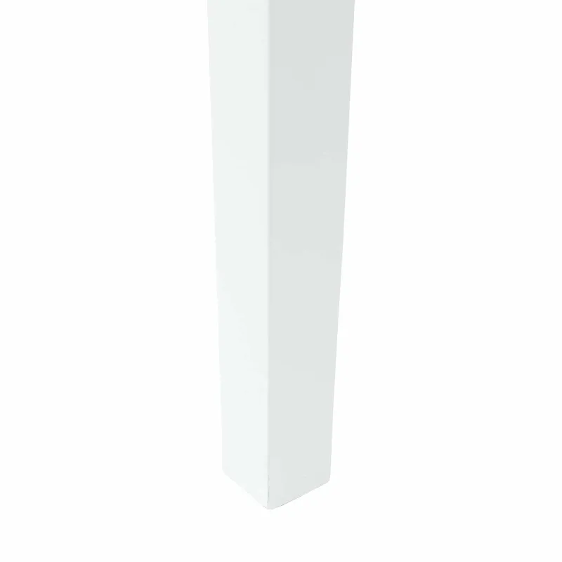 Valgomojo kėdės 2 pcs Balta 50 x 52,5 x 91 cm