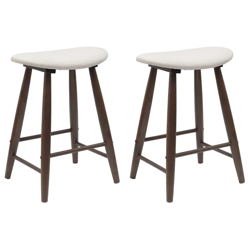 Valgomojo kėdės 2 pcs Šviesiai rudas 46 x 37 x 63 cm