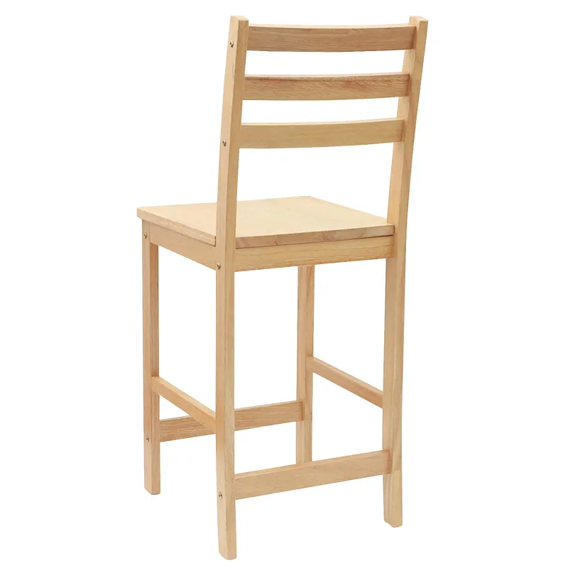 Valgomojo kėdės 2 pcs Natūrali 40 x 47,5 x 99,5 cm