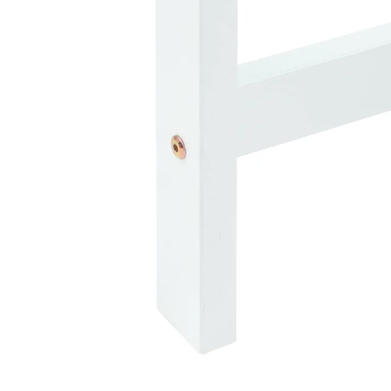 Valgomojo kėdės 2 pcs Balta 40 x 47,5 x 99,5 cm