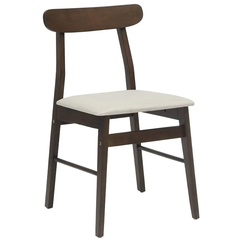 Valgomasis krėslas 2 pcs Tamsiai ruda, Šviesiai ruda