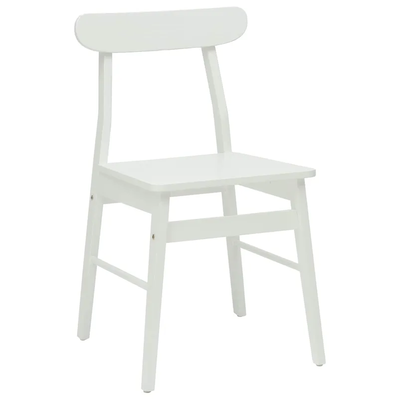 Valgomasis krėslas 2 pcs Balta 43 x 44,5 x 77 cm