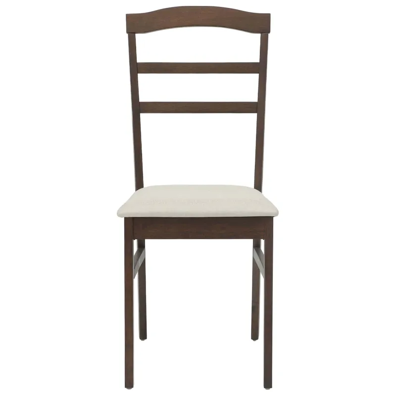 Valgomasis krėslas 2 pcs Šviesiai rudas ir šviesus