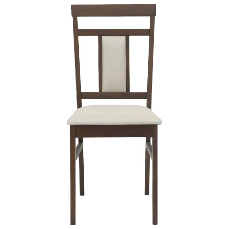 Valgomasis krėslas 2 pcs Šviesiai rudas ir šviesus