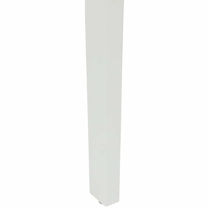 Valgomasis krėslas 2 pcs Balta ir ruda Kietas gumos medis