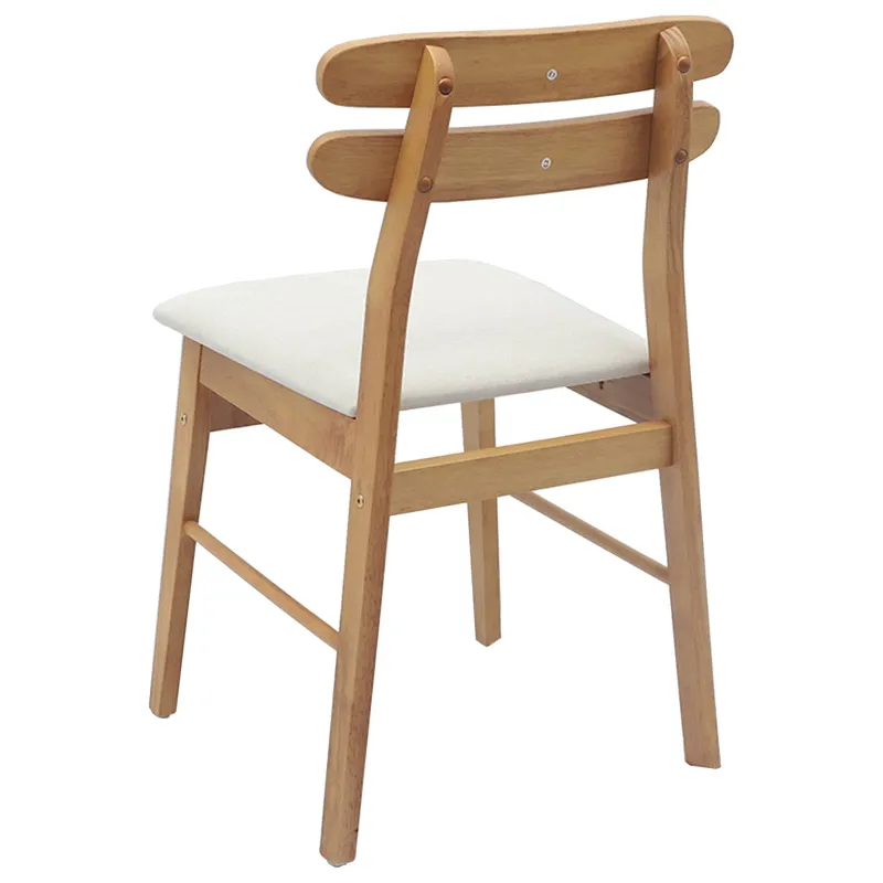 Valgomasis krėslas 2 pcs Natūralus ir šviesus