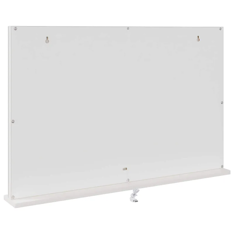 LED makiažo veidrodis Balta 80 x 10 x 52,5 cm