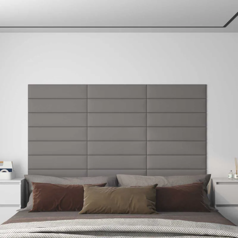 Sieninis galvūgalis 12 pcs Šviesiai pilka 60 x 15 cm audinys