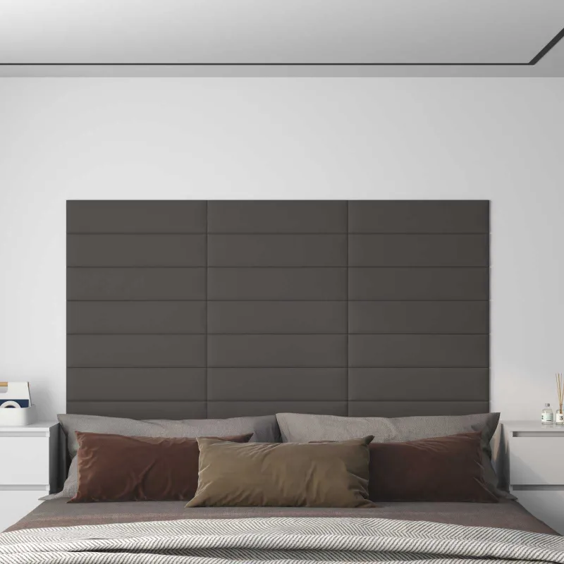 Sieninis galvūgalis 12 pcs Tamsiai pilka 60 x 15 cm audinys