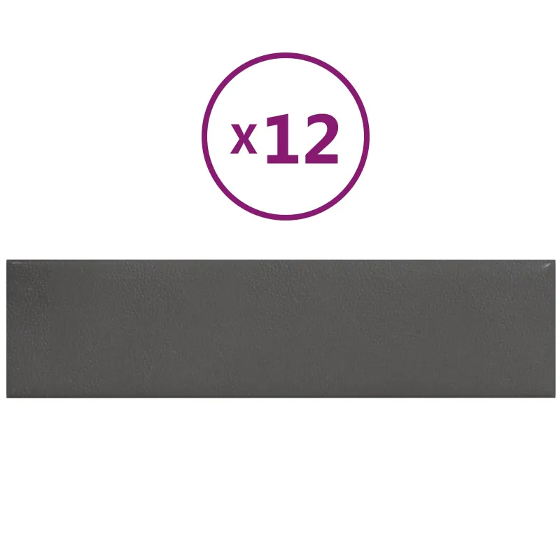 Sieninis galvūgalis 12 pcs Pilka 60 x 15 cm audinys