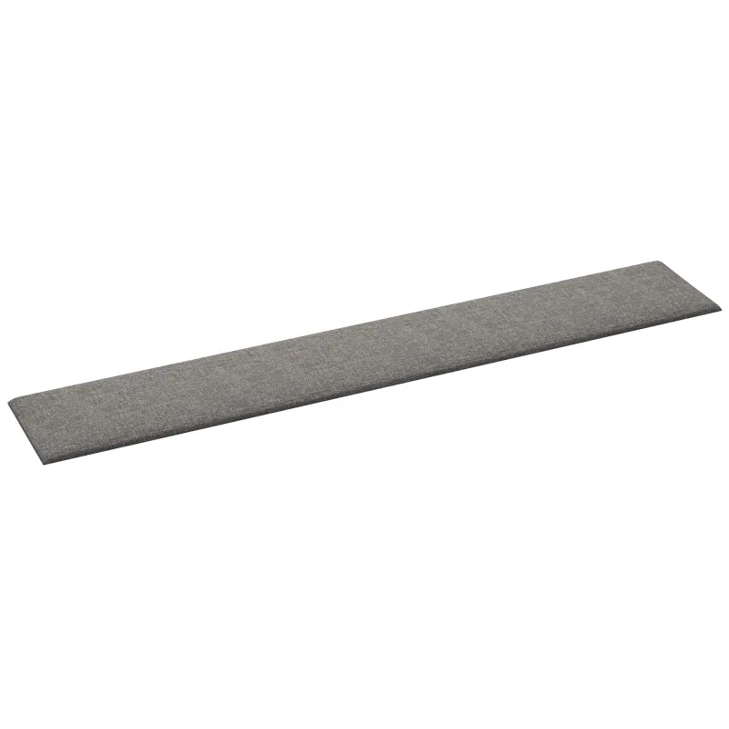 Sieninis galvūgalis 12 pcs Šviesiai pilka 90 x 15 cm audinys