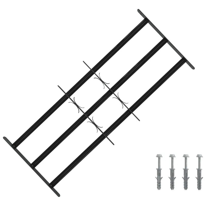 Langų grotelės 116 x 45 cm Milteliniu būdu dengtas plienas