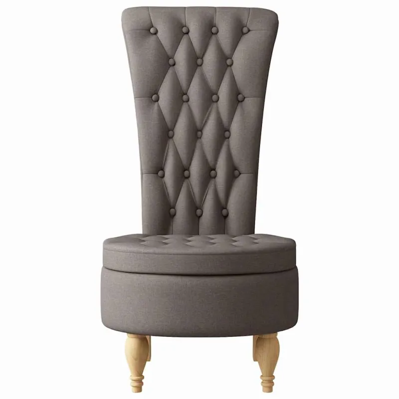 Šlepetė krėslas Taupe 56,5 x 70 x 110 cm audinys