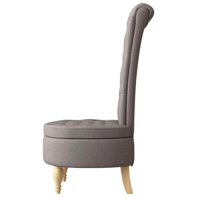 Šlepetė krėslas Taupe 56,5 x 70 x 110 cm audinys