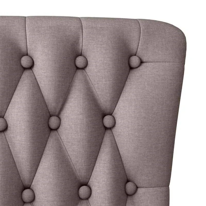 Šlepetė krėslas Taupe 56,5 x 70 x 110 cm audinys