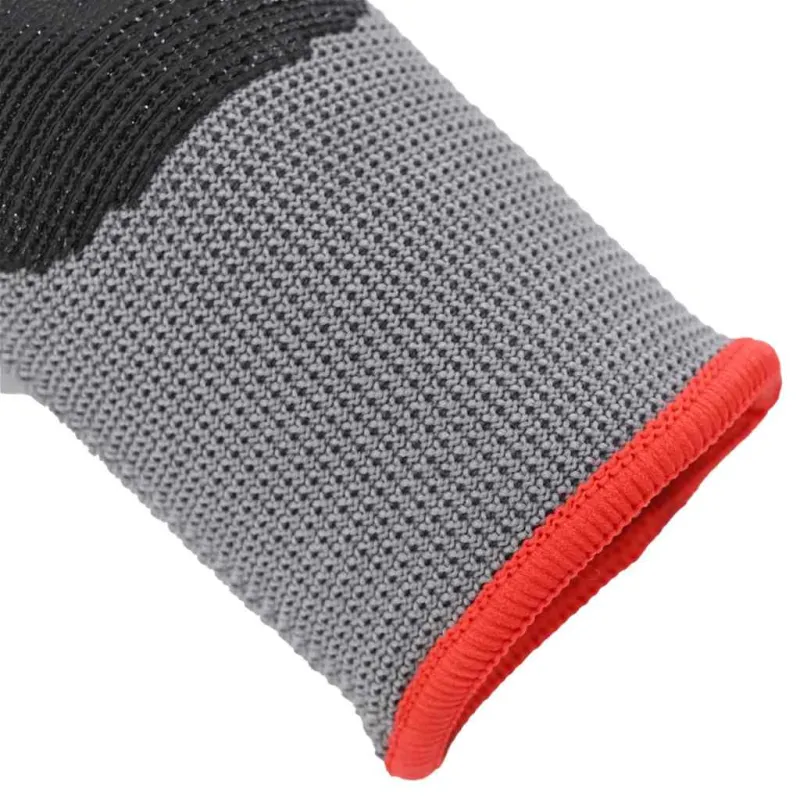 Darbo pirštinės 24 pcs Pilka ir juoda 7 / S Poliesteris