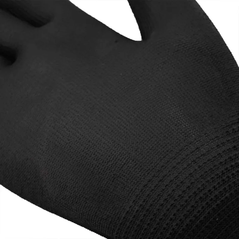 Darbo pirštinės 24 pcs Juoda 7 / S Poliesteris