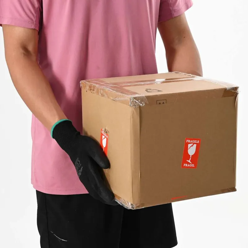 Darbo pirštinės 12 pcs Juoda 10 / xl Poliesteris