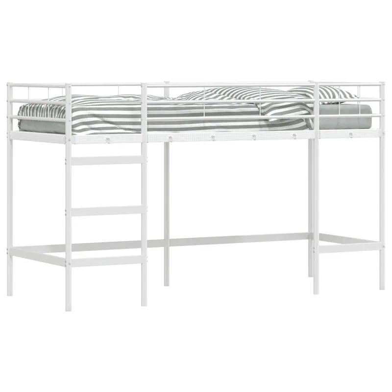 Vaikų Lofto Lovos Rėmas Balta 99,5 x 190 cm Plienas