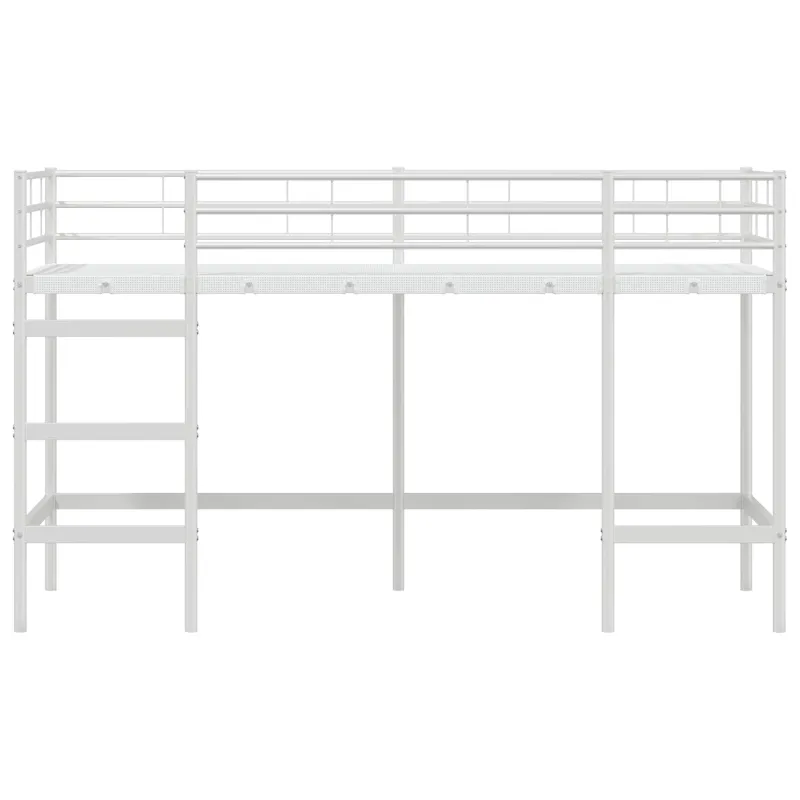 Vaikų Lofto Lovos Rėmas Balta 99,5 x 190 cm Plienas