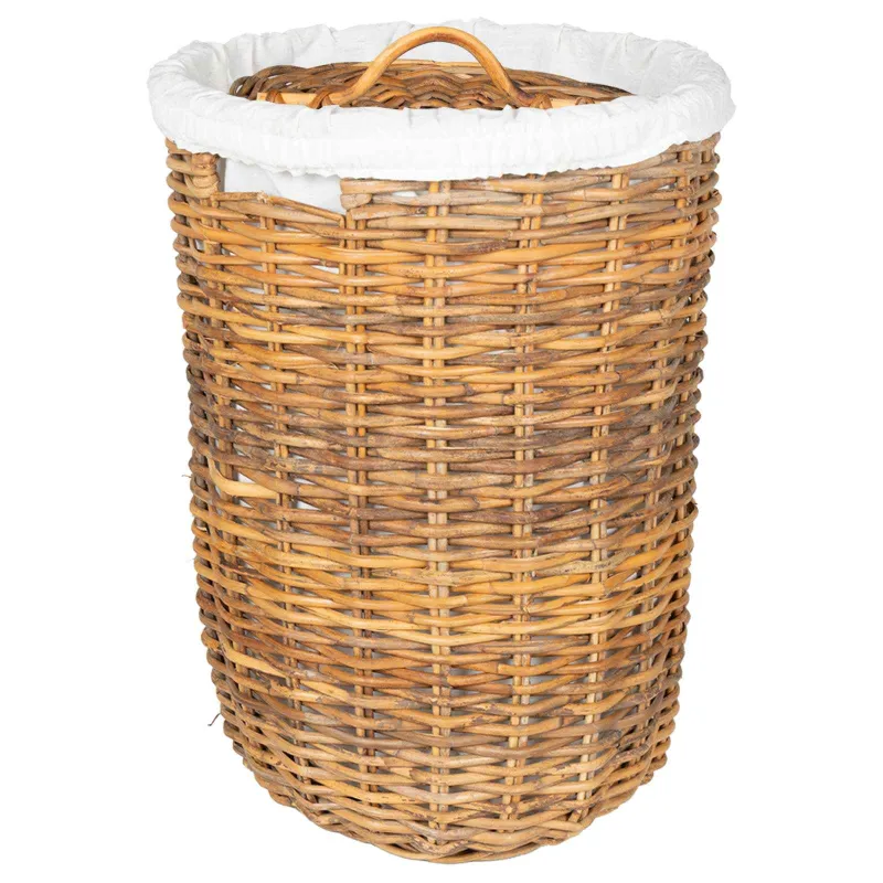 Skalbinių krepšys 2 pcs Ruda Kubu ratanas