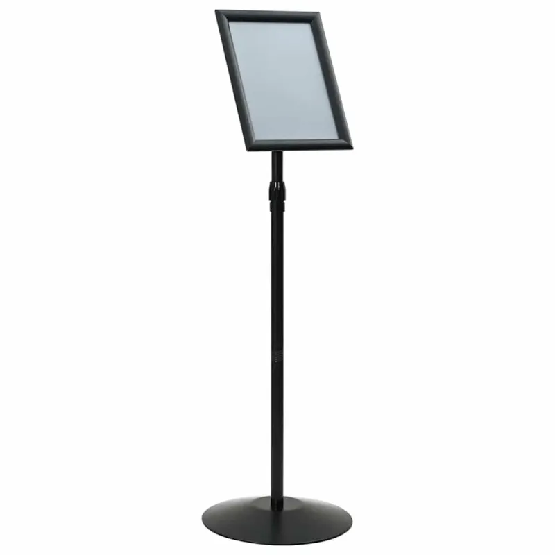 Pedestalo plakato stovas Sidabro a4 PVC ir Plienas