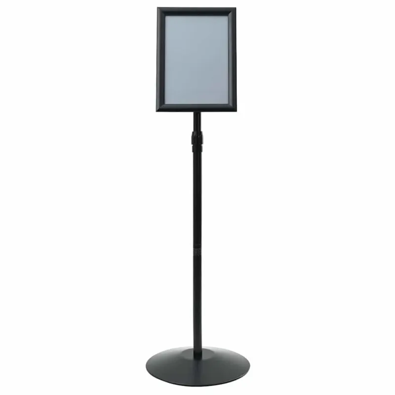 Pedestalo plakato stovas Sidabro a4 PVC ir Plienas