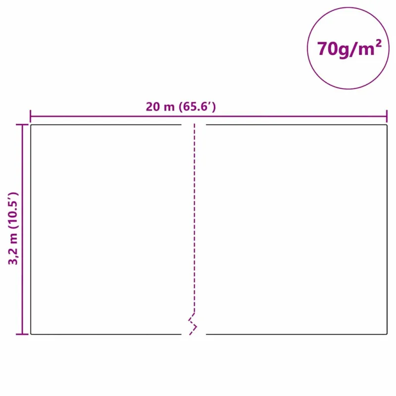 Šalčio apsaugos augalų flisas Balta 20 x 3,2 m