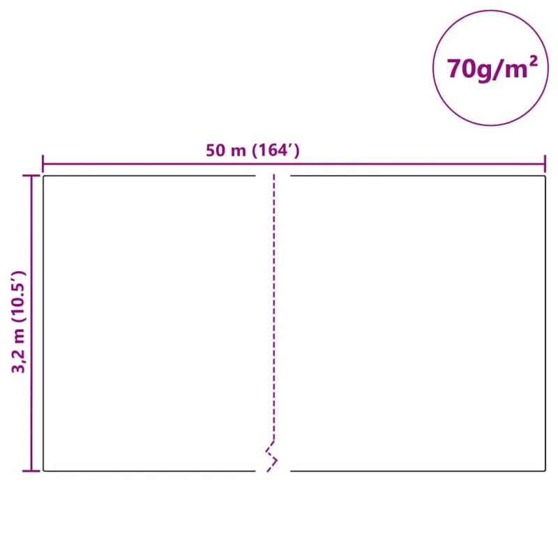 Šalčio apsaugos augalų flisas Žalia 50 x 3,2 m