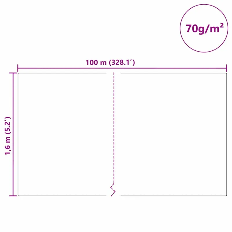 Šalčio apsaugos augalų flisas Smėlio 100 x 1,6 m