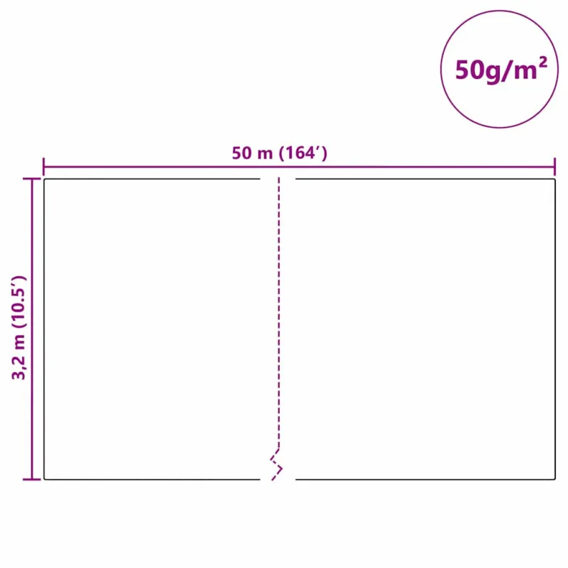 Šalčio apsaugos augalų flisas Smėlio 50 x 3,2 m