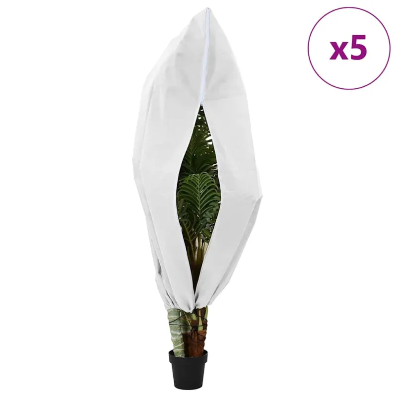 Šalčio Apsauginiai Augalų Fleece Dangčiai 5 pcs Balta