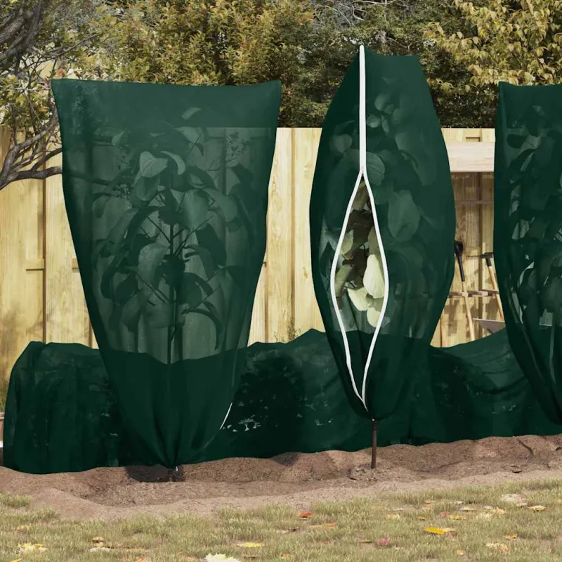 Šalčio Apsauginiai Augalų Fleece Dangčiai 5 pcs Žalia