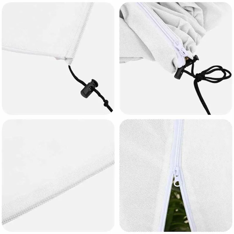 Šalčio Apsauginiai Augalų Fleece Dangčiai Balta 2,4 x 2 m