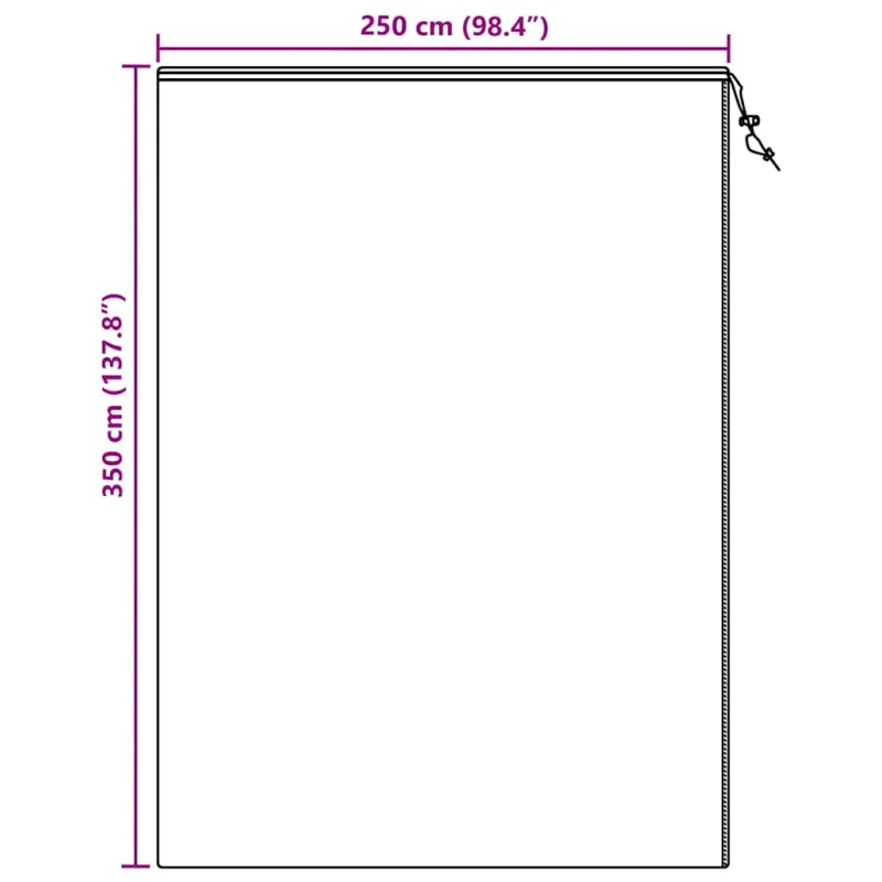 Šalčio Apsauginiai Augalų Fleece Dangčiai Balta 3,5 x 2,5 m