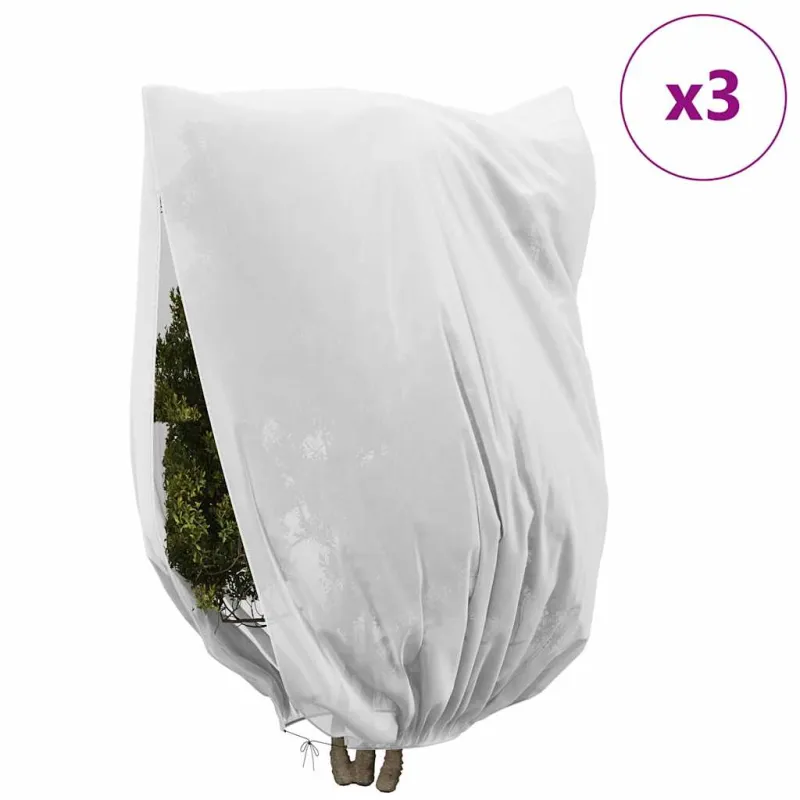 Šalčio Apsauginiai Augalų Fleece Dangčiai 3 pcs Balta