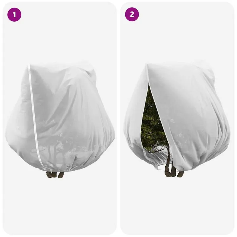 Šalčio Apsauginiai Augalų Fleece Dangčiai 3 pcs Balta